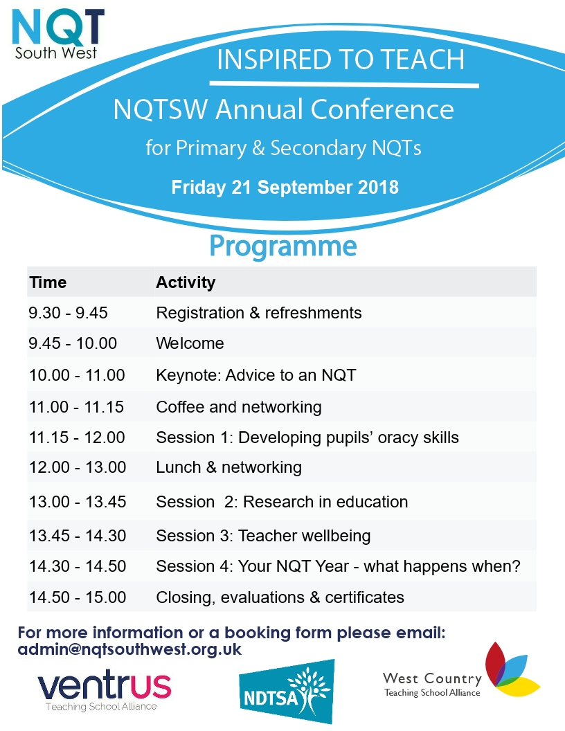NQT Conference programme
