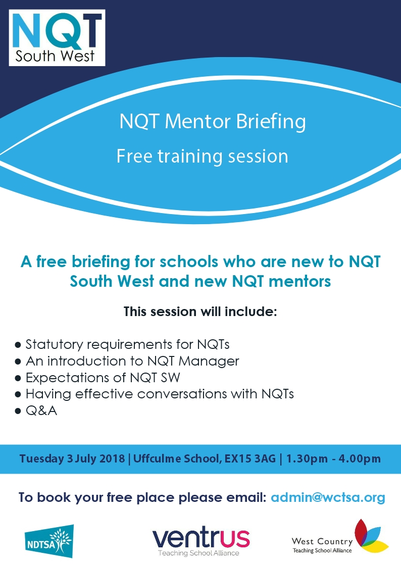 NQT Mentor Briefing July 2018